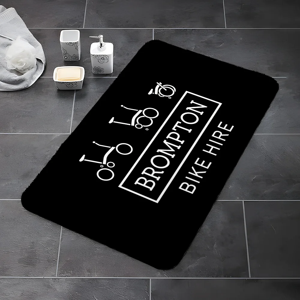 Bromptones Non Slip Carpet for Kitchen Rugs Room Mats Balcony Doormat Entrance Door Mat Super Absorbent Bathroom Rug Foot Bath