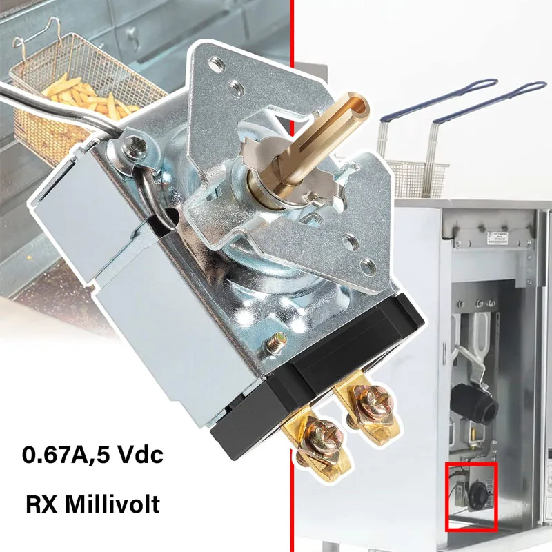 Imagem -04 - Termostato rx Millivolt Compatível com Marcas Pitco Imperial Dean Fritadeiras Blodgett e Rethermalizers 200400f 60125401