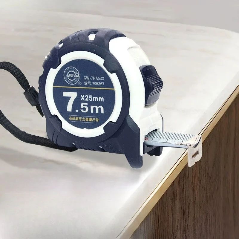 Retractable Digital Tape Measure 7.5M Tape Measure Measuring Tape with Rope High Precision Wear-resistant Ruler Measuring Tool