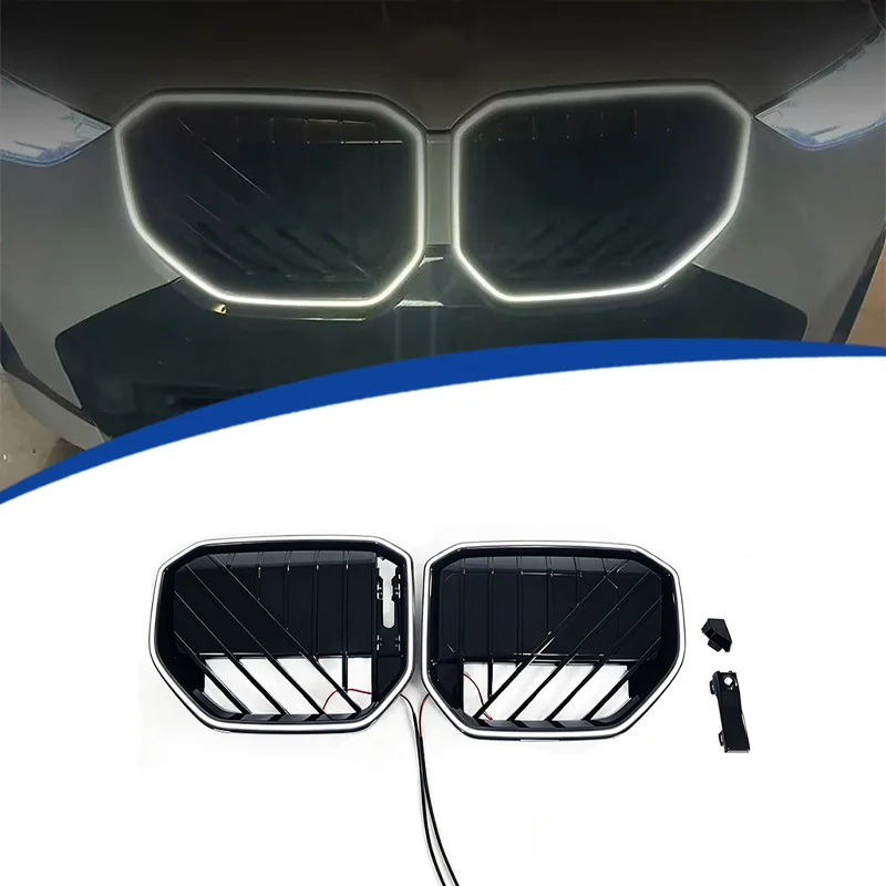 Single Line LED Illuminated Grille PC Material Direct Replacement for BMW X3 G45 2024-2026
