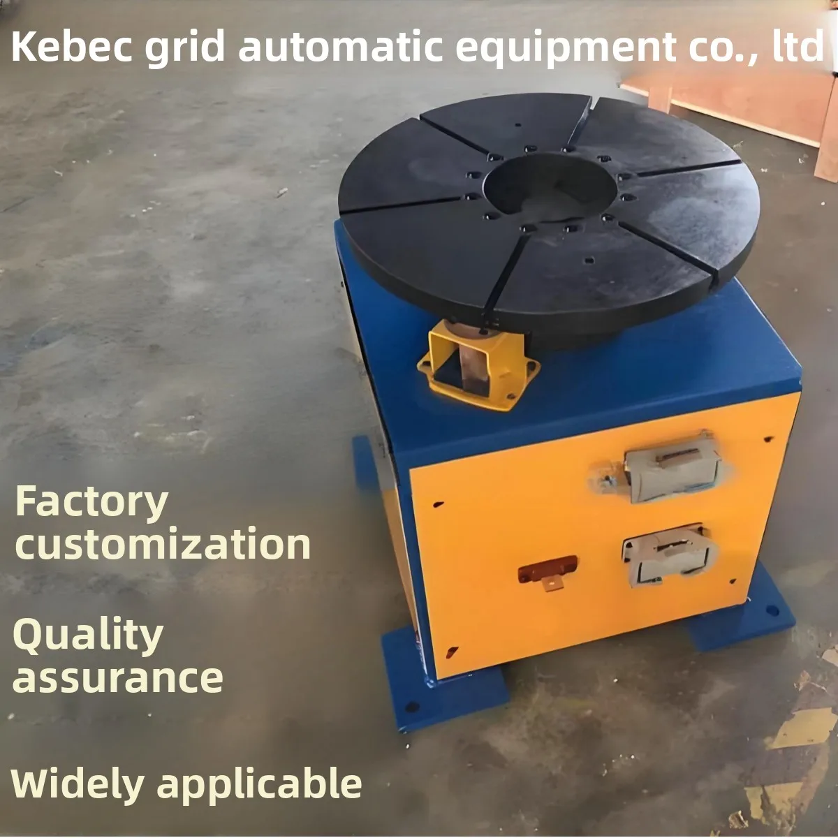 Manufacturer's High-Precision Single-Axis Welding Rotary Platform Robot-Assisted Equipment 150kg 500mm