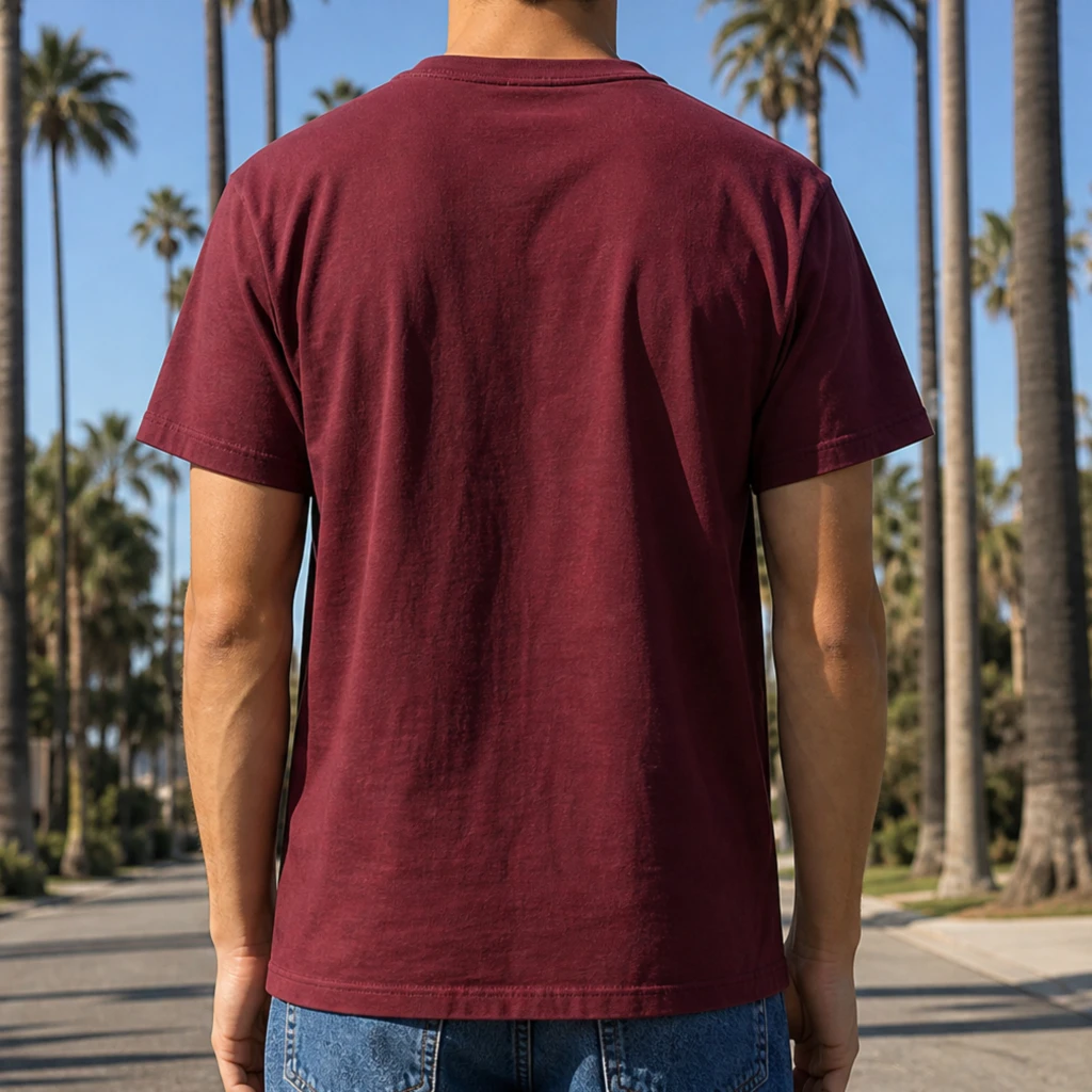 Varsity Distressed Text Design Men T-Shirt Streetwear Fashion Tee Top Classic Old School Style Gift for Retiree Dad
