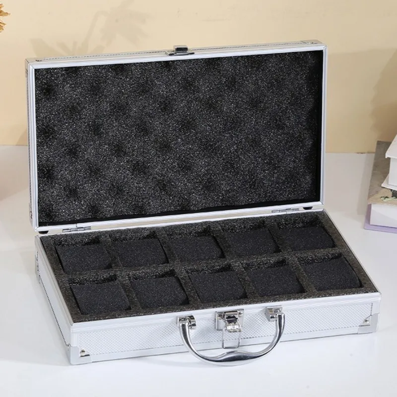 18 Slots Large Watch Boxes Metal Watches Storage Box Luxury Watch Packaging Collection Case Multifunctional Tool Organizer Cases