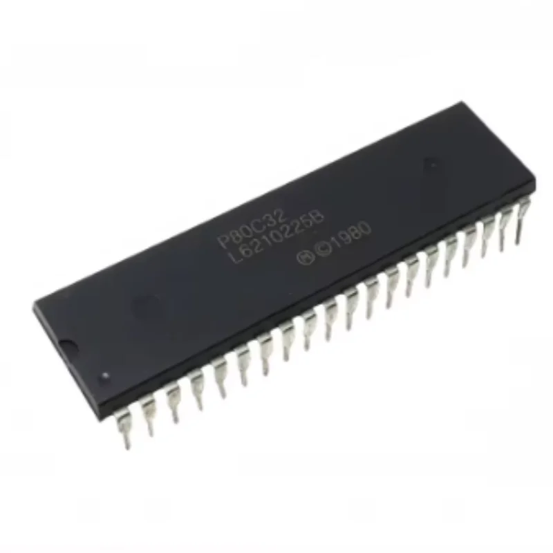 (10Pcs/Lot) 100% New original P80C32 80C32 P8032 DIP-40 Chipset