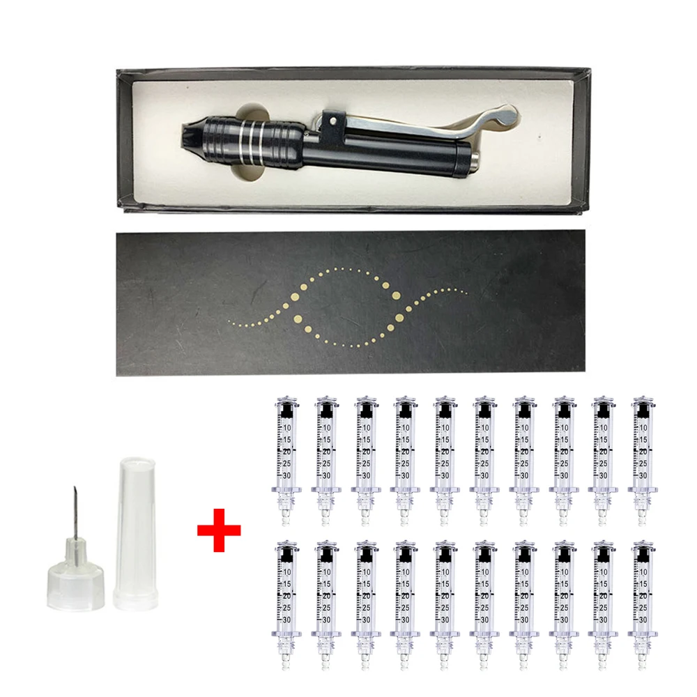 

Hyaluronic Acid Pen 2 IN 1 High Density Metal High Pressure for Anti Wrinkle Lifting Lip Hyaluron Gun Atomizer Lip Injection Pen