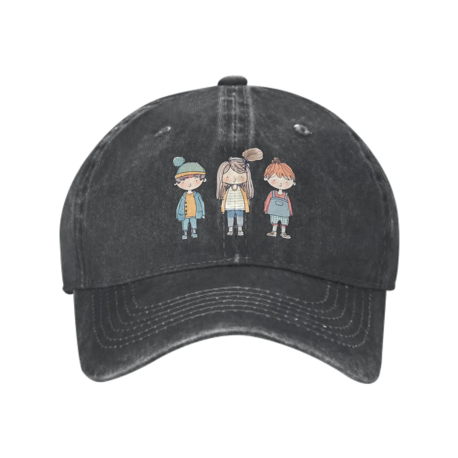 Doll Summer Classic Fashion Men Trucker Hat Cotton Breathable Women Cowboy Cap Outdoor Leisure Basketball Caps