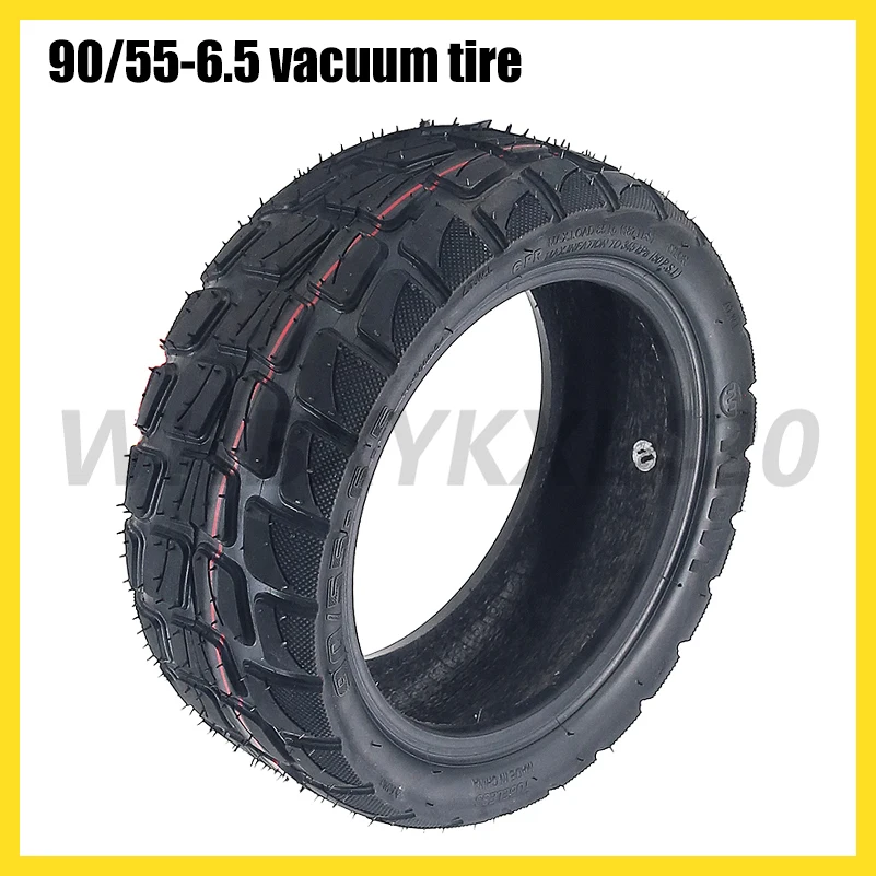Actualización de neumáticos 90/55-6, neumáticos sin cámara gruesos y ensanchados 90/55-6,5 90/55-6,5 para accesorios de patinete eléctrico