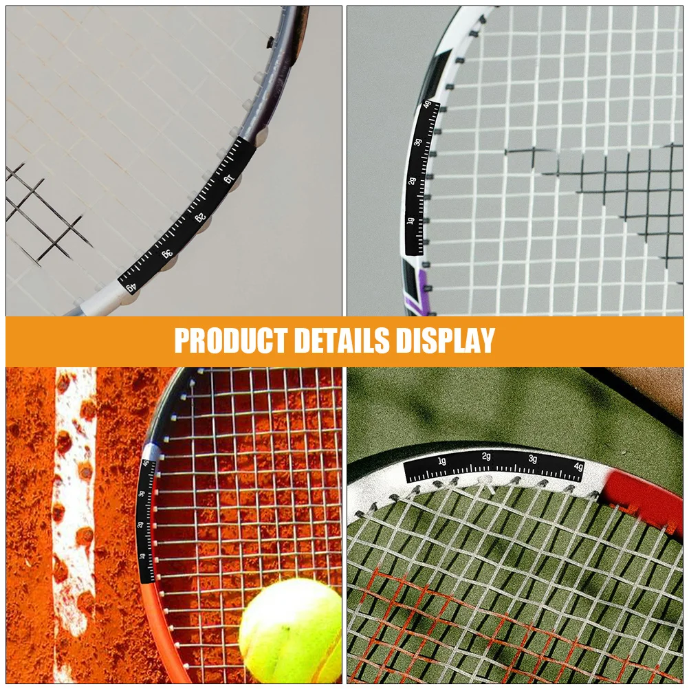 4Pcs Silicone Tennis Racket Weight Strips Self-Adhesive Replacement Balance Pads for Boosted Power Accuracy and Stability - Image 2