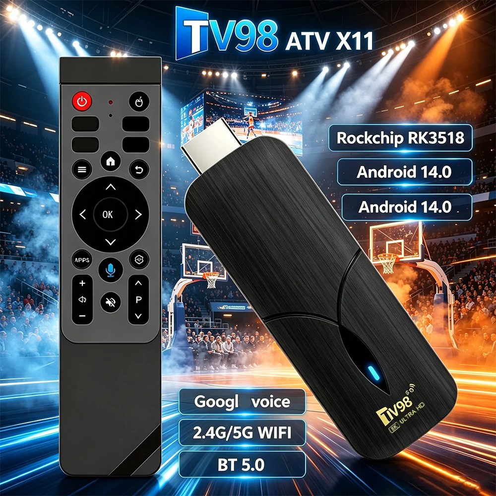 Android 14 TV Stick Full HD 8K - 4K Media Player reseña y precio
