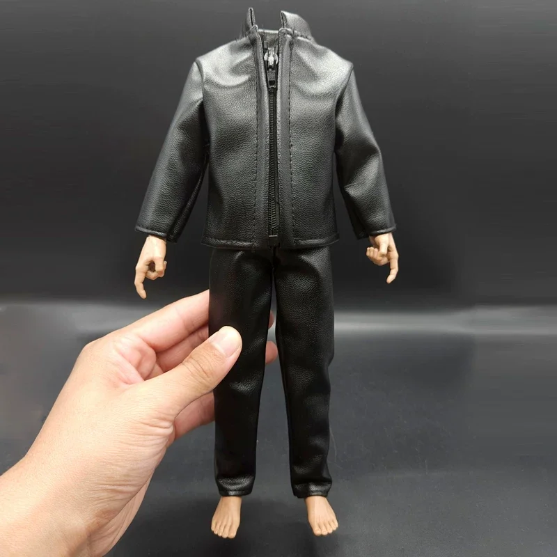 

1/6 Scale Male Soldier Casual Pu Leather Jacket Zipper Coat Model Four Colors Model for 12" Action Figure Doll Accessory