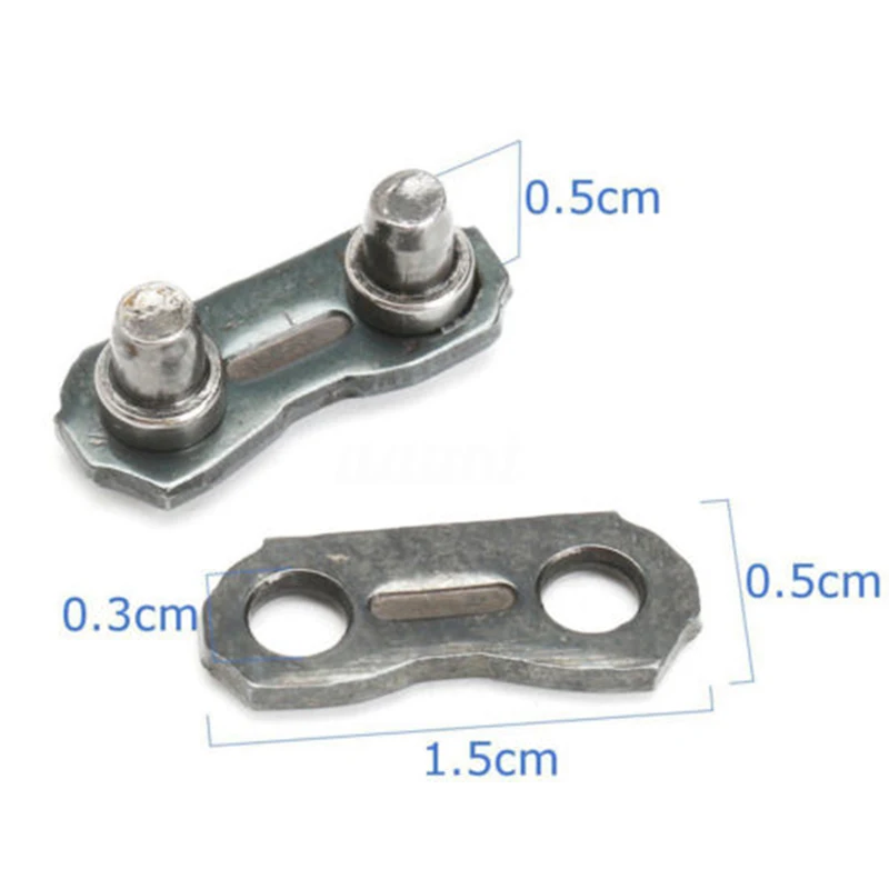 Stainless Steel Chainsaw Chain Link Set for 325 058 Pitch Chains Used in Chainsaw Chain Break Repair Scenarios