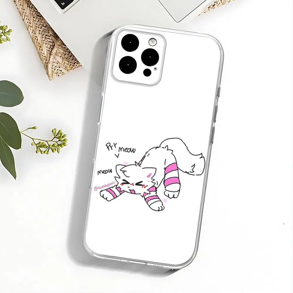 Boykisser Handyhülle für iPhone 17,16,15,14,13,12,11 Pro,Max,Plus,X,XS,XR,SE4,E Mini Transparent Soft Cover