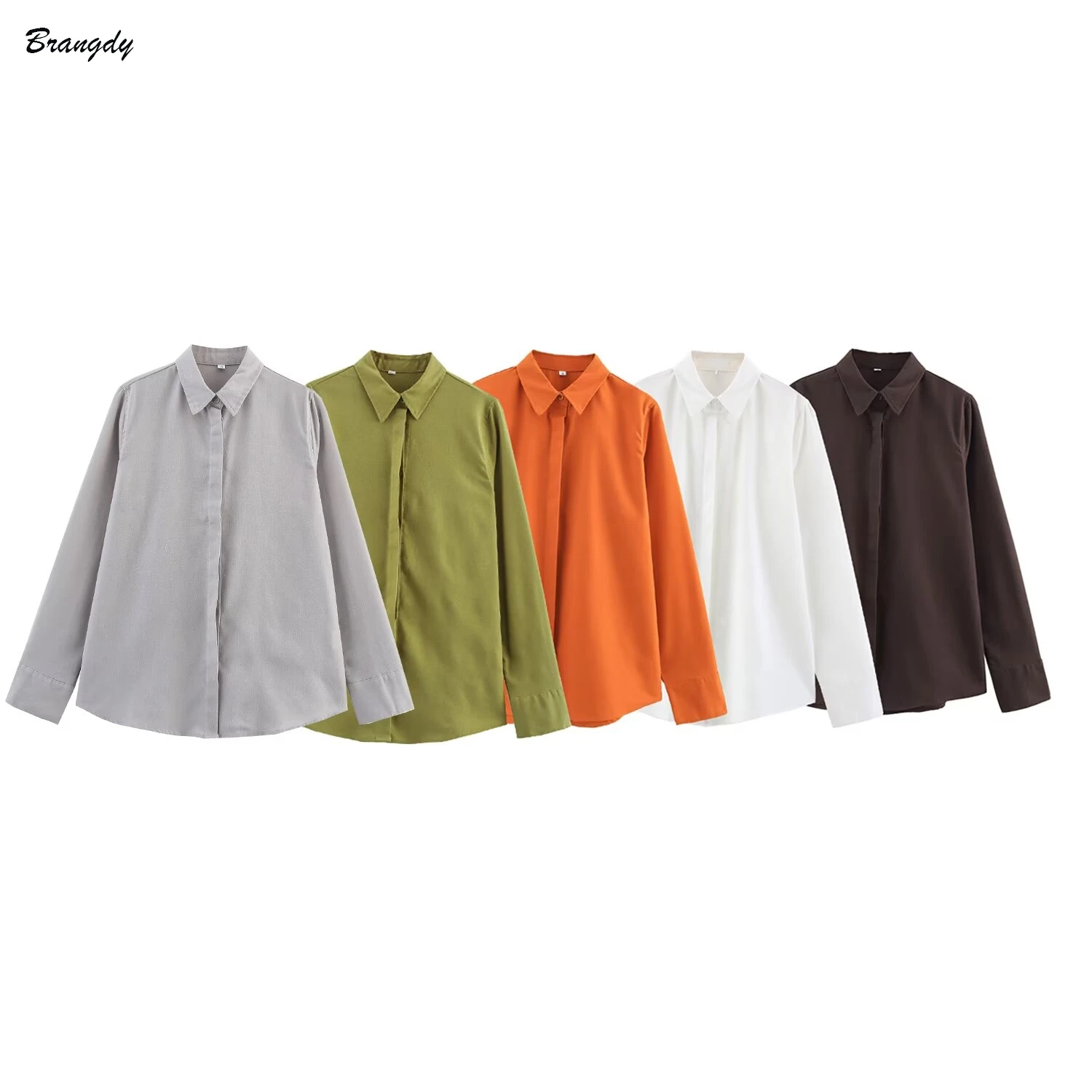 

Traf 202, весенне-осенняя блузка, рубашка, офисные женские повседневные рубашки, модные женские рубашки в стиле OL, черные, белые топы