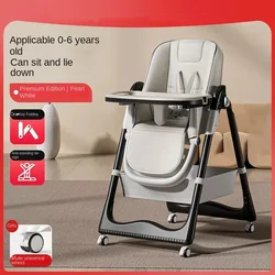 Portable Baby Dining Chair Household Multifunctional Foldable Dinner Table and Chair Lift Adjustable Children's Dining Chair