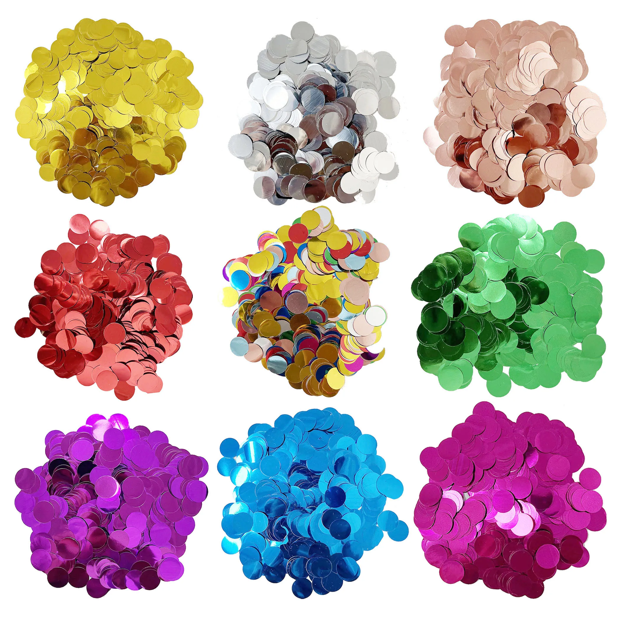 10g/bag 1.5cm Paper Confetti Mix Color For Wedding Birthday Party Decoration Round Tissue Balloons Baby Shower Decorations