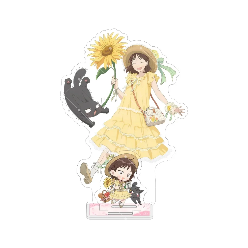 Skip and Loafer Anime Acrylic Stand Double Insert Large & Chibi Figure Combo Set 15cm Desktop Ornament Keychain Collectible