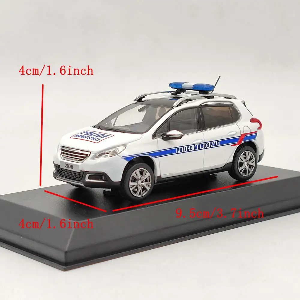 Norev-White Diecast نموذج اللعب ، 1:43 ، سيارات مجموعة محدودة ، هواية السيارات ، هدية ل P ~ ot 2008 2013 #6