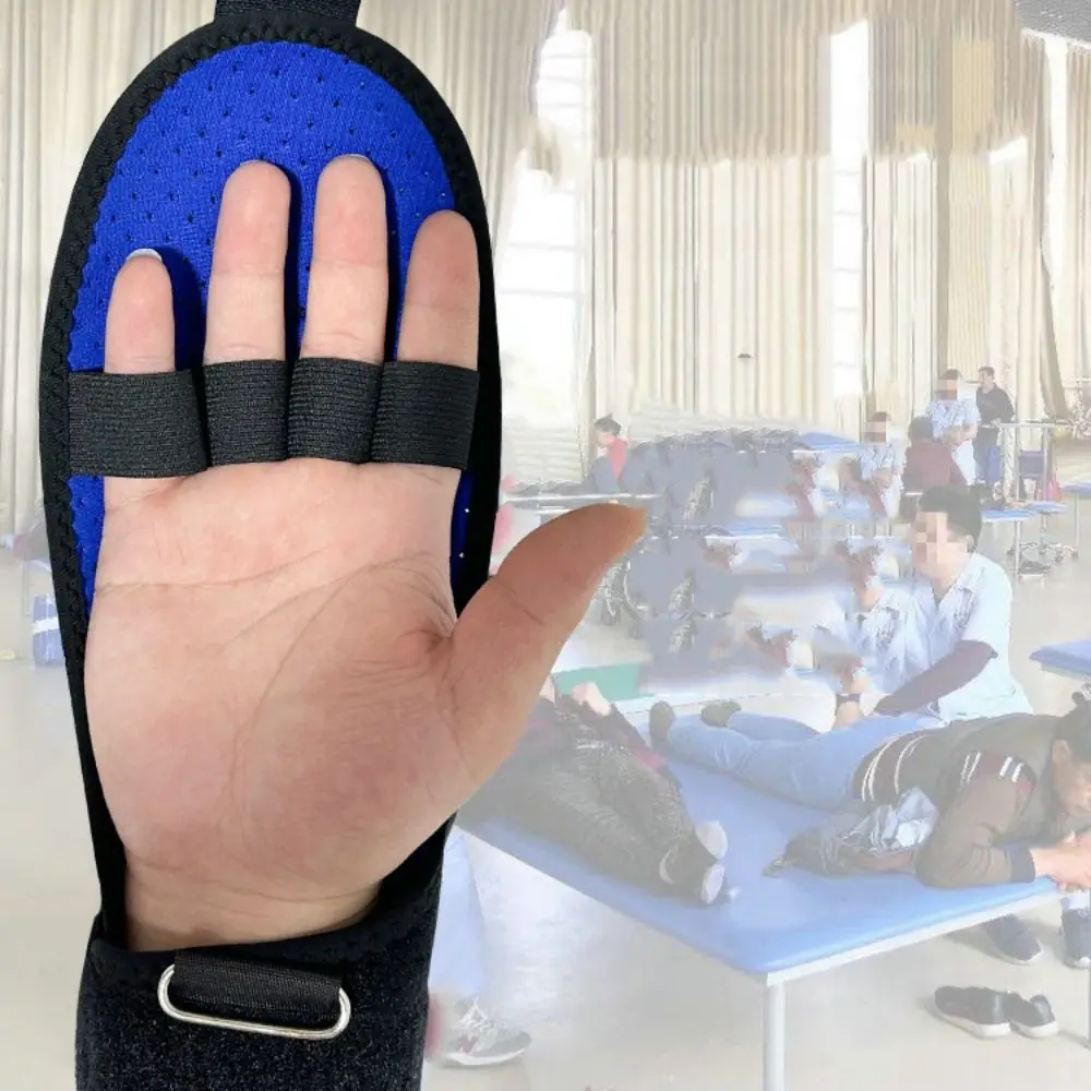 Finger Immobilization Finger Corrector Board Adjustable Separate Holder Training Stroke Hemiplegia Hand Splint Breathable