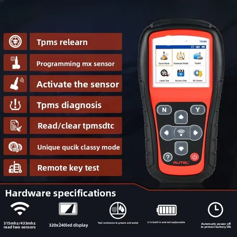 Daotong Autel MaxiTPMS TS508 WIFI international version tire pressure sensor withautomotive diagnostic tool OLIVER