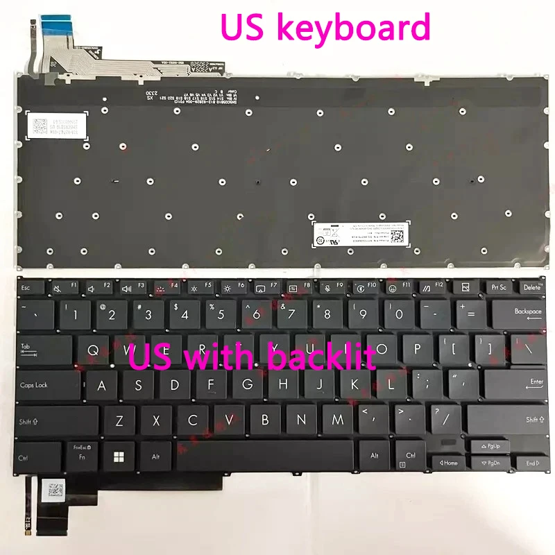 

Keyboard for ASUS Zenbook UX8406 UX8406MA 2024 with backlit English US layout