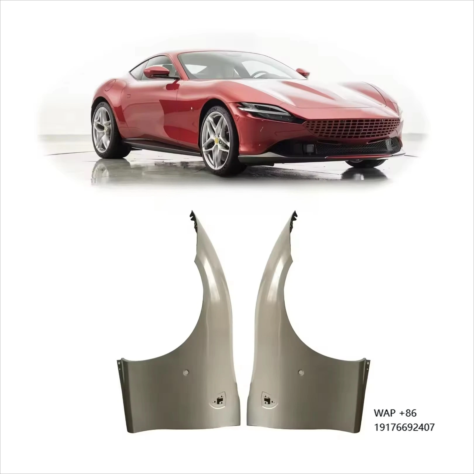 

Front Left Right Fender Wing Panel Cover Car Body Kit for 'Ferrari Roma