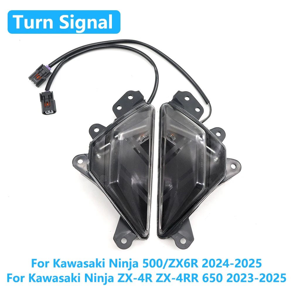 Motorcycle Accessories Turn Signals Lights For Kawasaki Ninja 500 650 ZX6R ZX4R ZX4RR NINJA500 NINJA650 2023 2024 2025