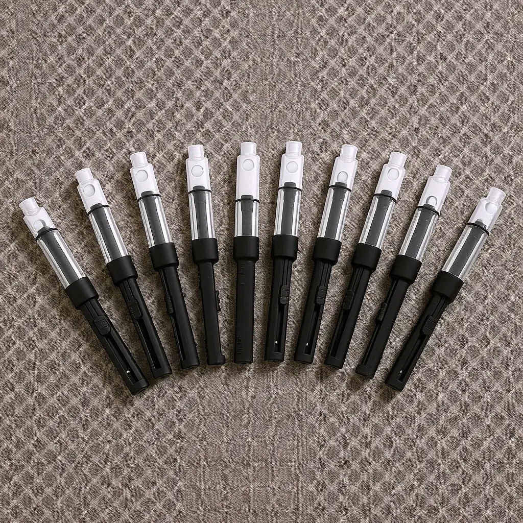 

10Pcs Fountain Pen Ink Converter Refillable Pull Type Universal Tool for Writing Pens Ink Refills Large Capacity Compatible