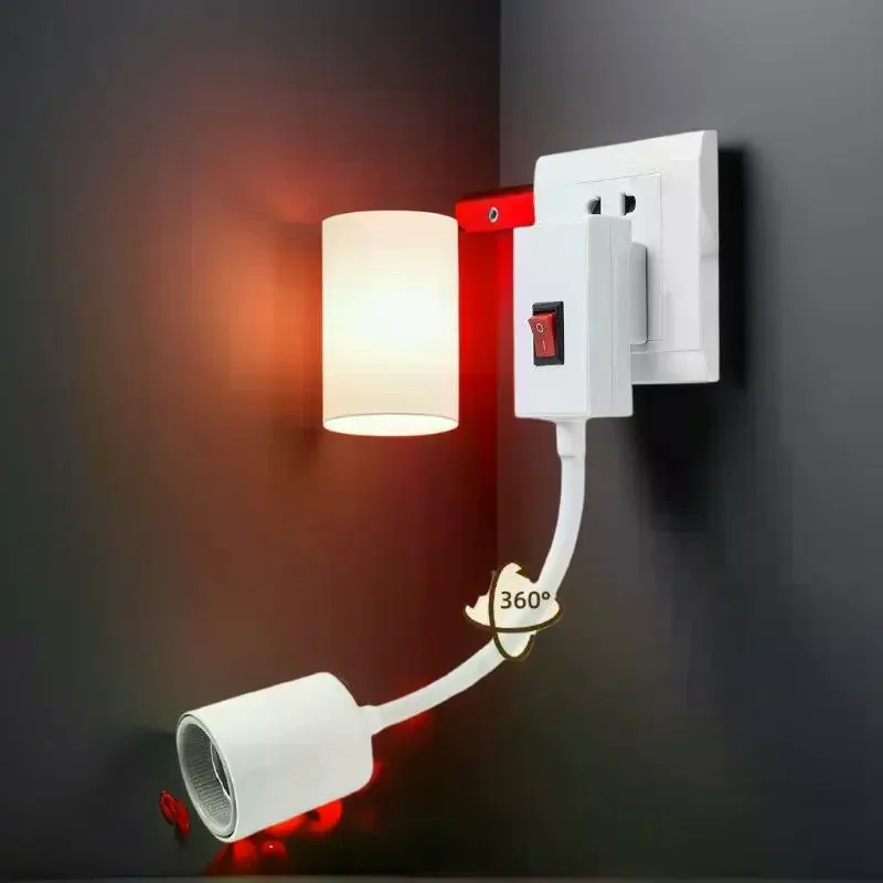 تركيبات إضاءة الحمام العالمية - مقاومة للانفجار ومقاومة للماء لمصابيح التسخين وأضواء السقف، سهلة التركيب المسماري، 1 أو 2 قطعة #4