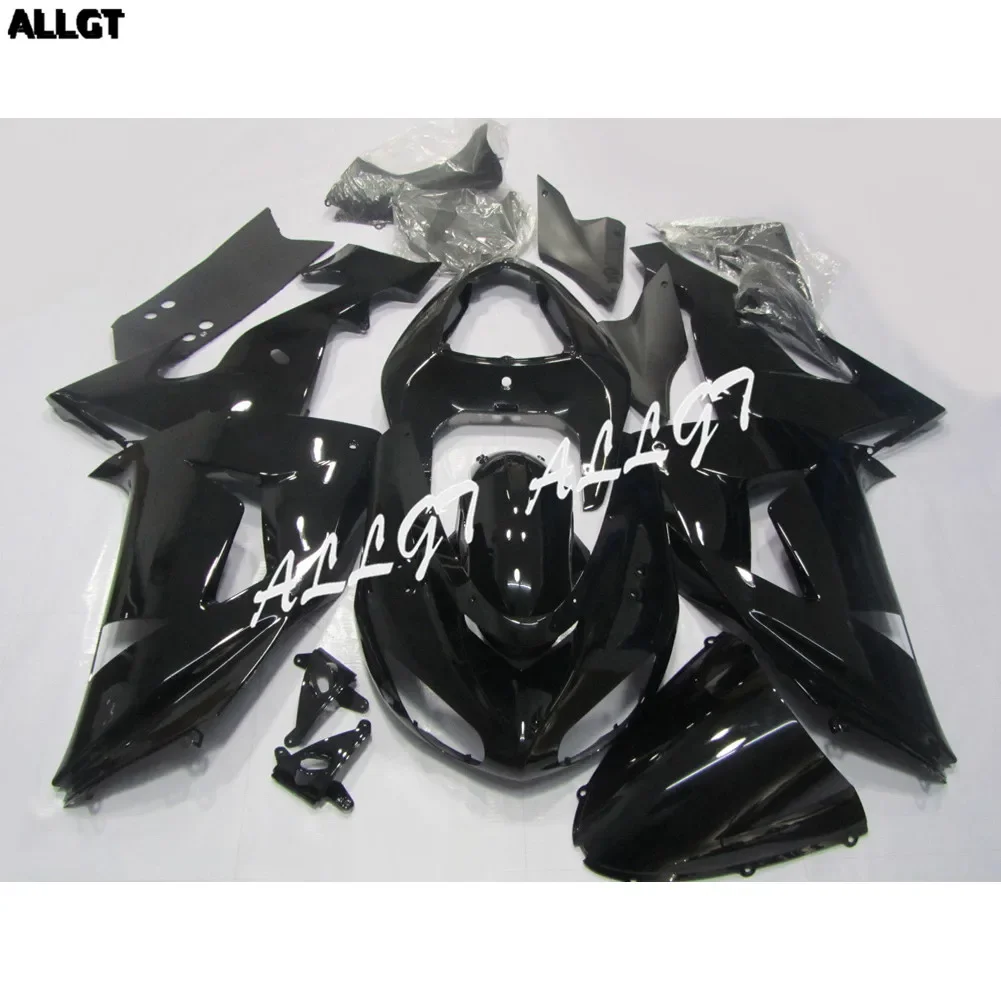 Glossy Black Fairing Kit BodyWork for KAWASAKI NINJA ZX-10R 2006-2007 Molded ABS