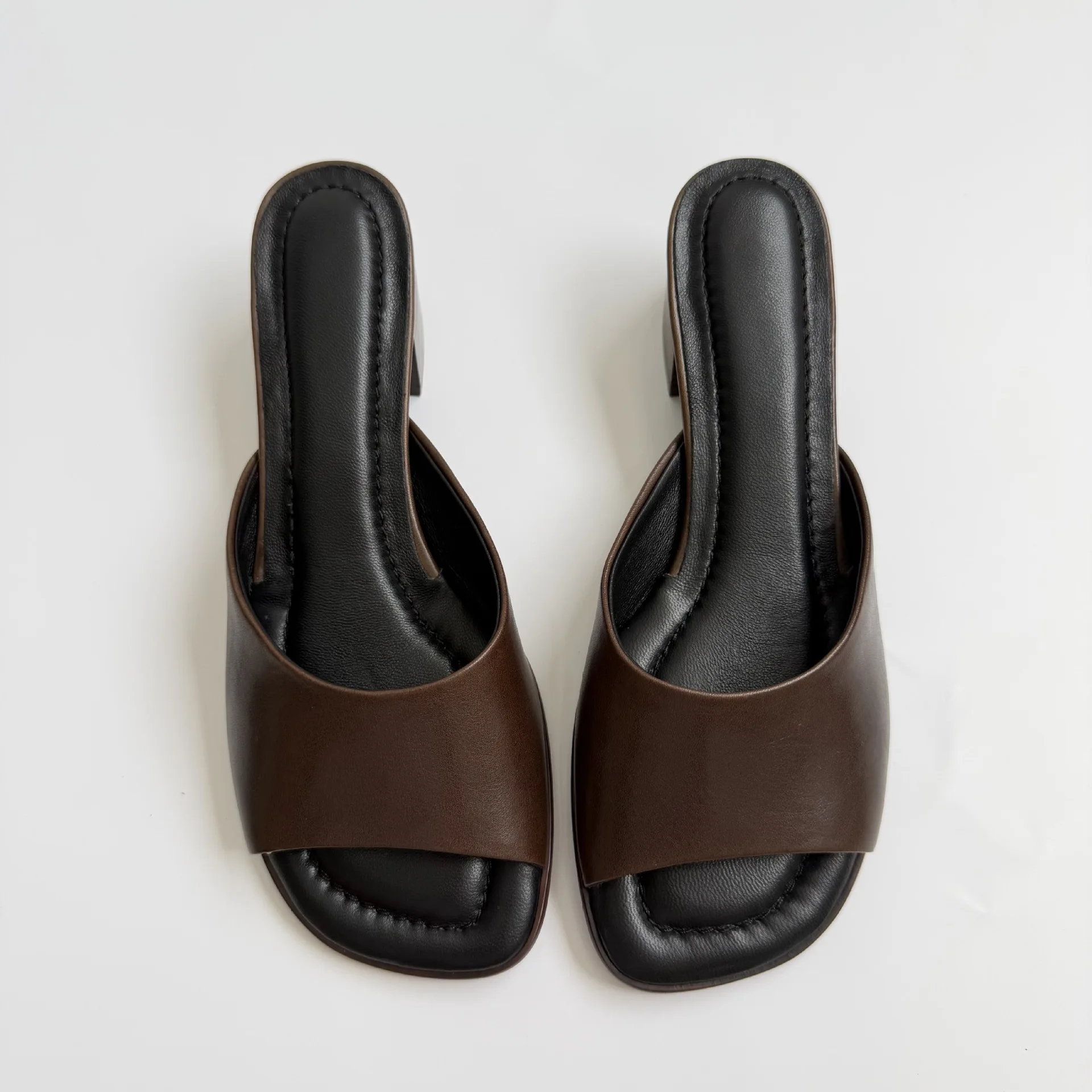 Dave&di Minimalist Exterior Slippers Fashionable High Heels Comfortable Open Toe Sandals Slippers,shoes For Woman Women's Sandal