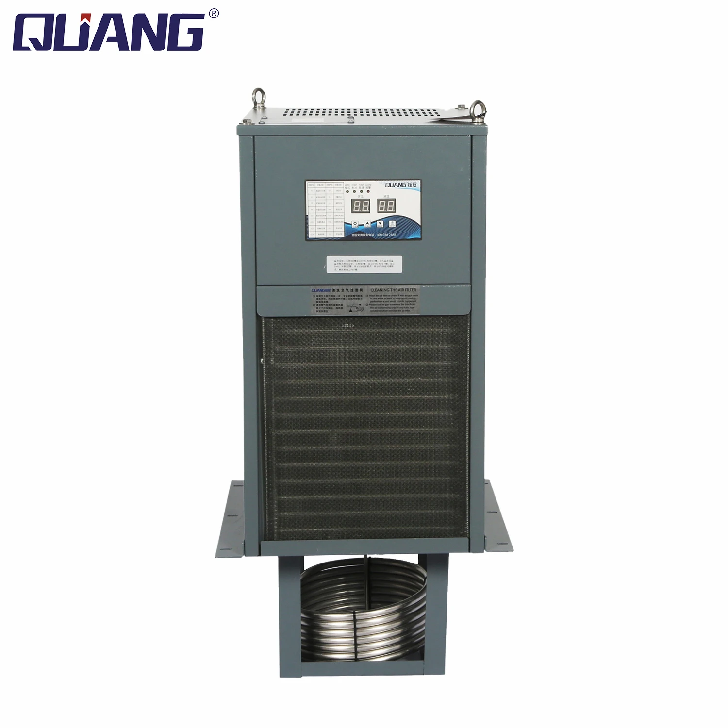 

Серый Белый 8,0 кВт 24000 БТЕ 3-фазный погружной масляный охладитель 380 В для шлифовального станка - заводская цена