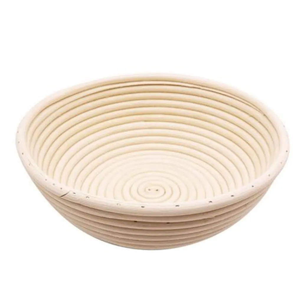 Round Shape Bread Proofing Basket Sourdough Proving Container Metal Dough Scraper Bread Bag Kit