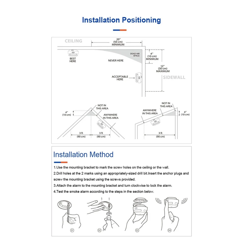 Nuovo rilevatore di fumo Tuya Zigbee Rilevatore di fumo antincendio Sensore domestico Allarme antincendio Rilevatore di calore Durata di 10 anni
