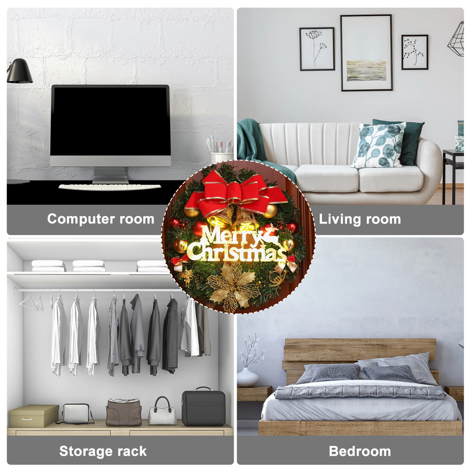 

Letter Light Led Merry Christmas Garland Decorations Outdoor Chandelier