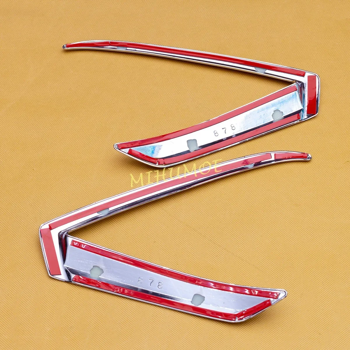 For Lexus UX200 UX250h UX300e Chrome Rear Bumper Reflector Fog Light Cover Trims