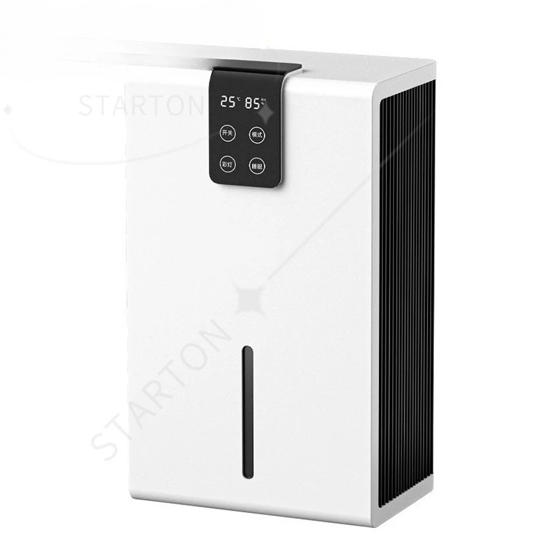 Remote Control Dehumidifier Auto-off Desiccant Moisture Absorber Air Dryer Anion Purifier External Water Pipe