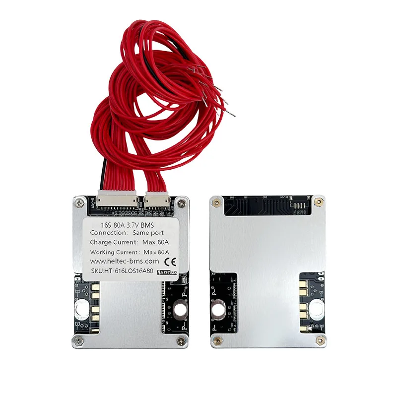 HeltecBMS BMS 16S 48V LiFePO4/LiPo 16S 60V 30A 50A 80A 120A 160A 200A 250A 300A 350A Battery System Balance for Inverter BMS