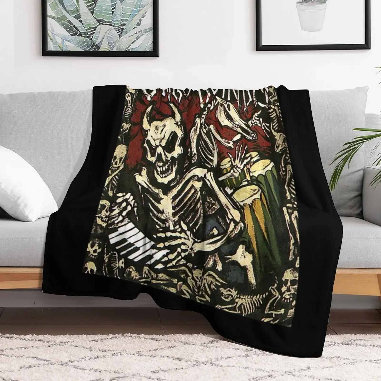 Oingo Boingo T-ShirtHalloween Farewell - Oingo Boingo Throw Blanket Soft Comfort Blanket for Reading Watching TV