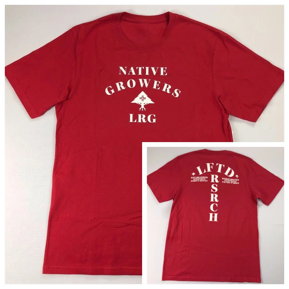 Rare Men's LRG Lifted Research Group Premium T-Shirt Graphic Cotton T-shirt High-end Luxury Unisex Style Both of Men and Women