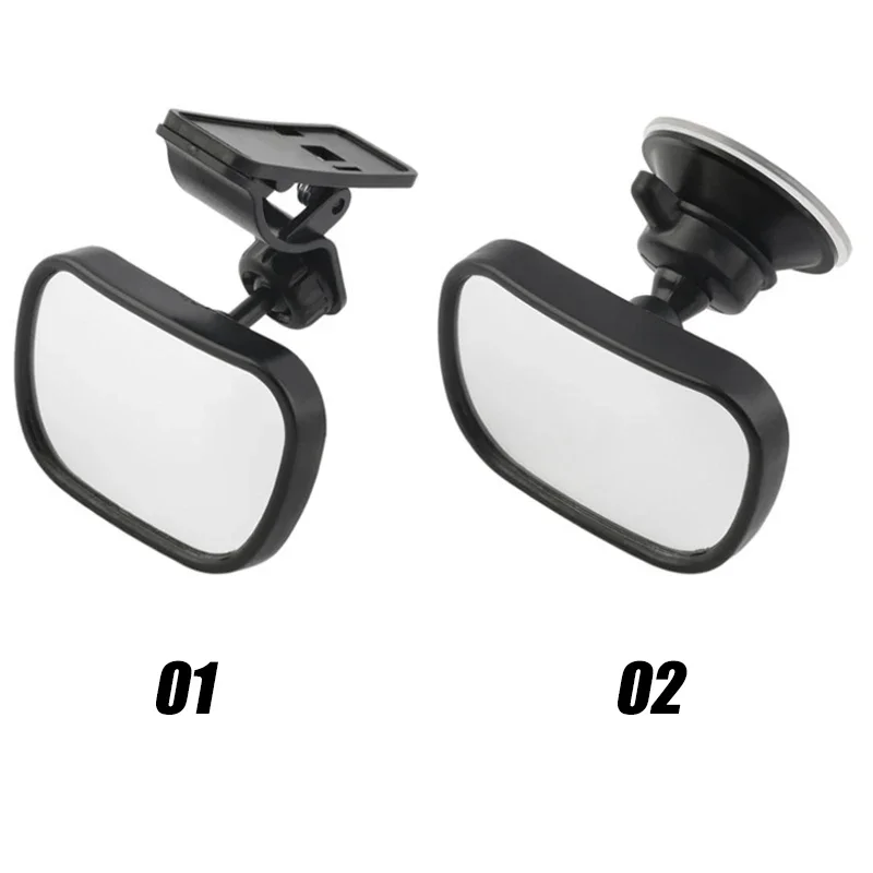 Mini Car Safety Back Seat Baby View Mirror Suction Cup Rearview Mirror Adjustable Child Baby Rear Convex Mirror Auto Accessories