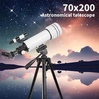 40070 Astronomical Telescope High Magnification 70mm Large Aperture Powerful Telescope Remote Moon Planet Observation