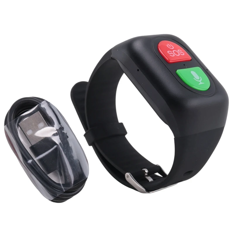 10X Elderly GPS Tracker 4G Phone Watch SOS One Key Call Anti-Wandering Tracker Sports Bracelet Heart Rate Blood Monitor