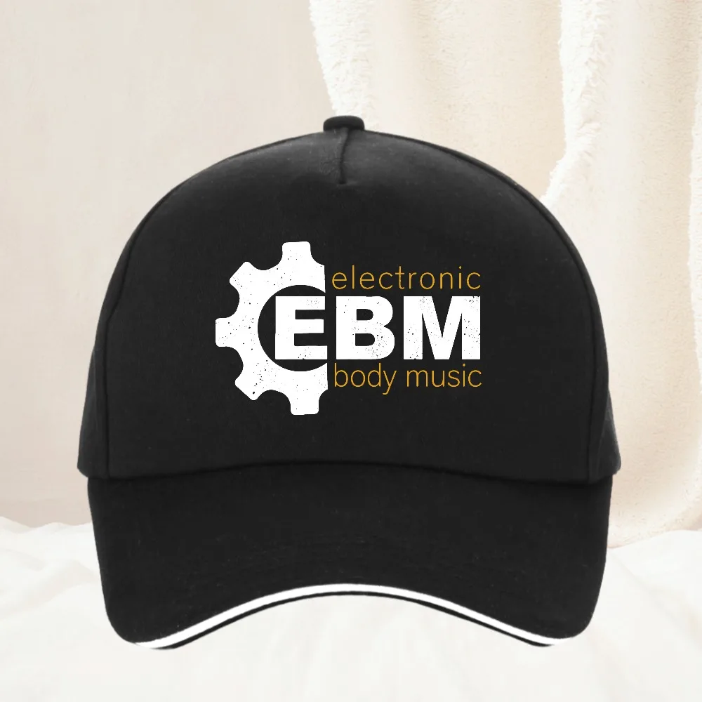 EBM DAY Electronic Body Music 242 Men's Graphic Baseball Cap  Summer Trucker Hat for Women Men Casual Sunhat