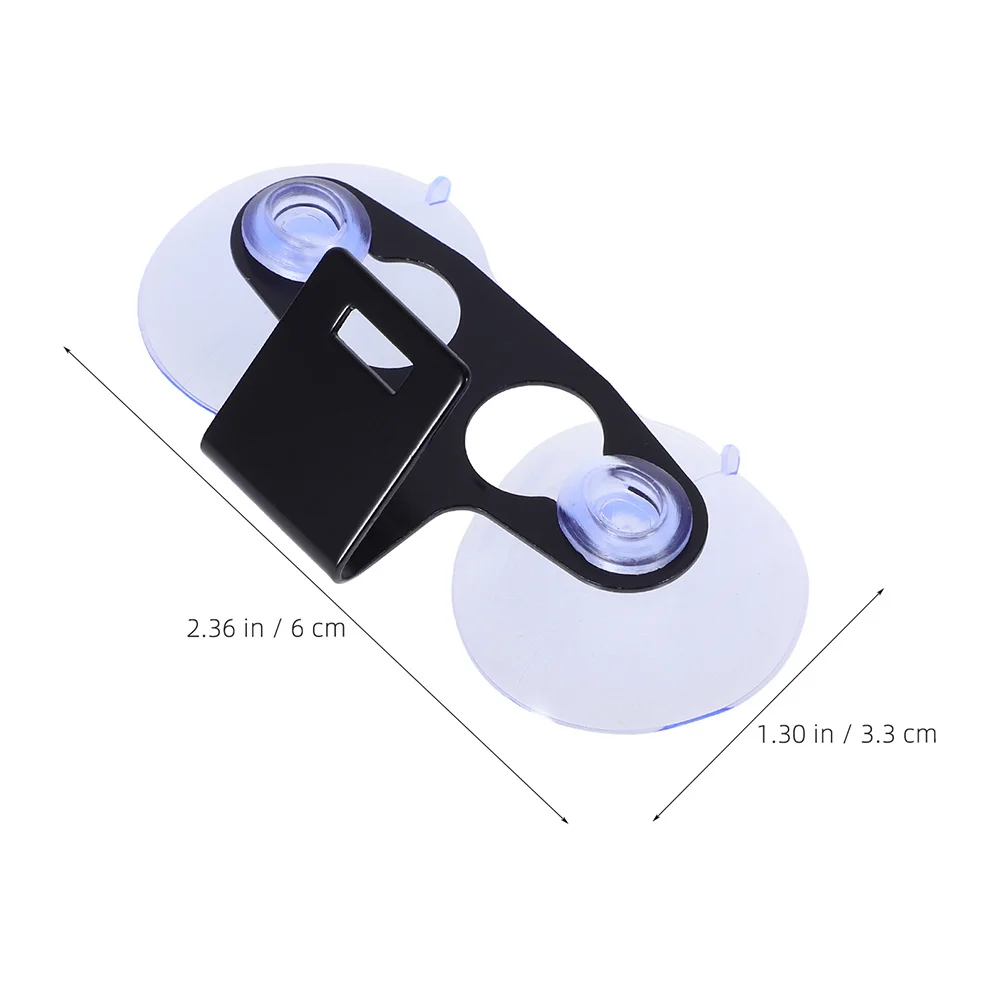 Ventosa de radar para carro, 2 peças, suporte resistente para para-brisa, compatível com a maioria dos radares de carro, fácil instalação, suporte de ventosa