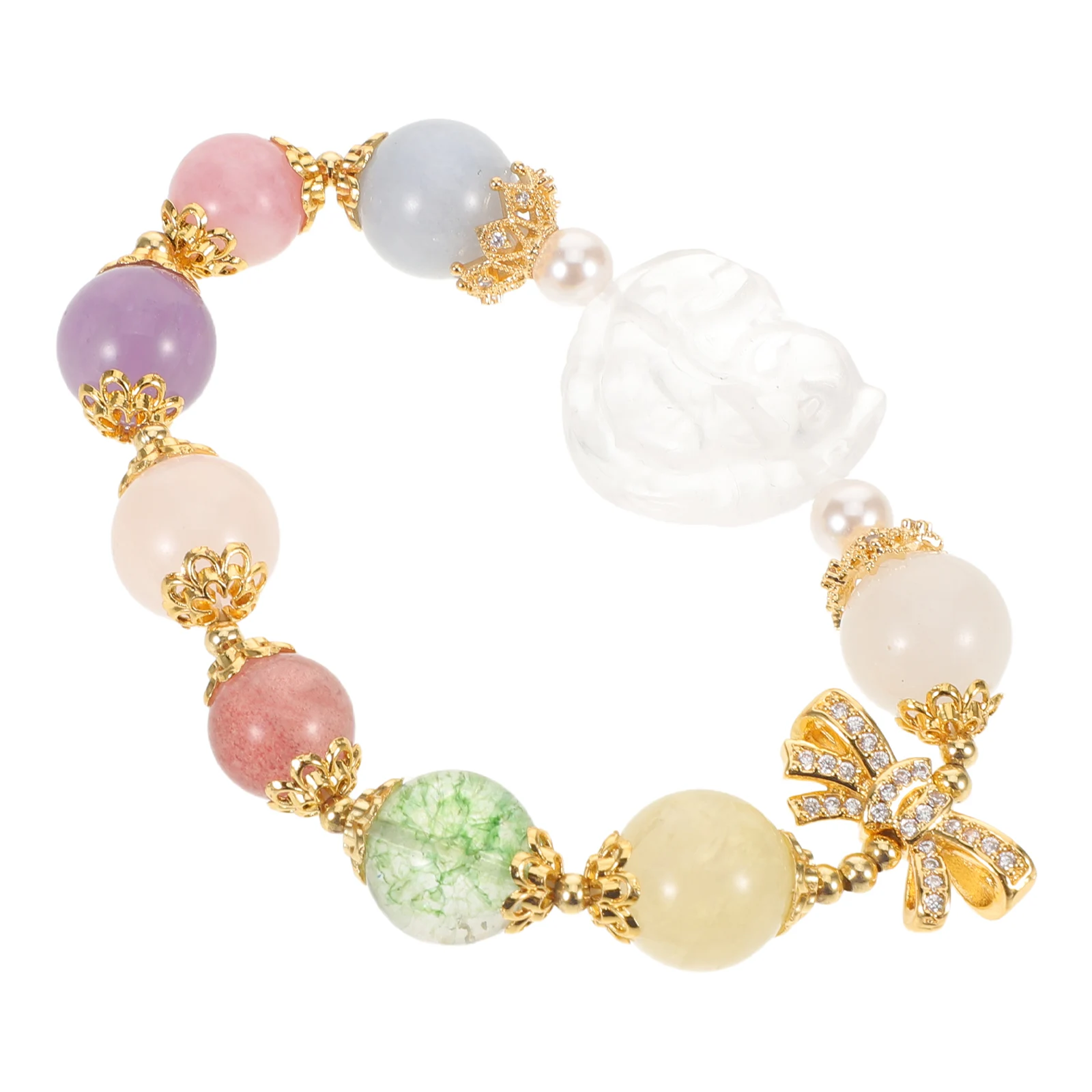 

Bracelet For Women Girls Handmade Stretch Beaded Wrist Jewelry Festival Party Charm Accessories Unique Decorative