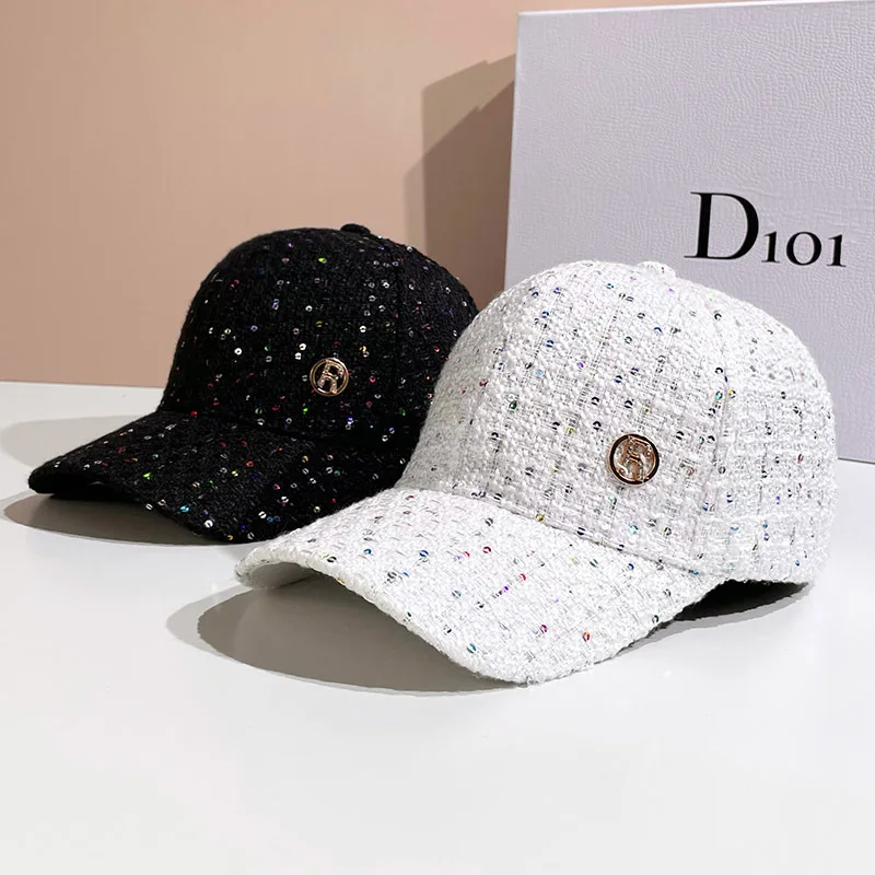 Women Hat 2022 Fashion designer Baseball Cap Ladies Caps Kpop Rhinestone gorras Summer Hats for Women Snapback Beach Hat Sunhats