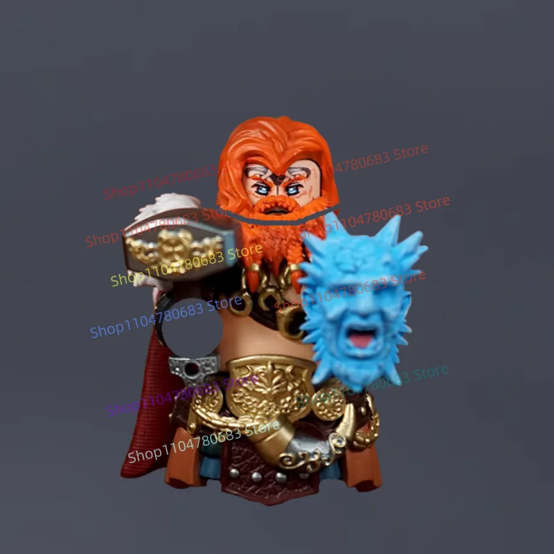 MOC ビルディングブロック: 北欧神話ミニチュアフィギュア組み立てモデルディスプレイアニメ映画アクセサリー装飾玩具ホリデーギフト