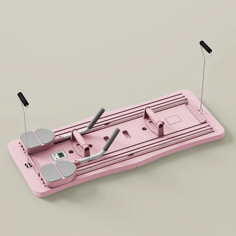 Abdominal Gear Home Training Pilates Board Foldable Pink Multipurpose Female
