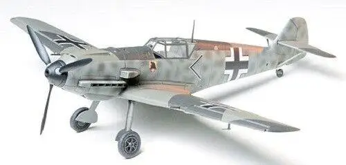 Tamiya 61050 1/48 Scale Model Aircraft Kit Luftwaffe Messerschmitt Bf 109 E-3