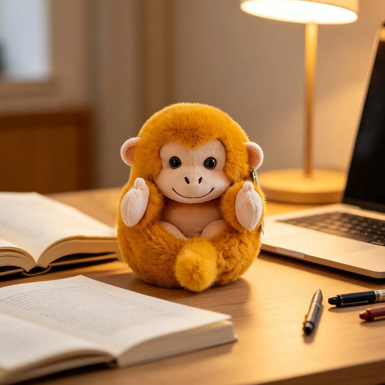 Monkey Toys Comfort Fun Interactive Soft Cute Realistic Toys Stuffed Monkey Plush For Kids Boys Room Playtime Holiday Home